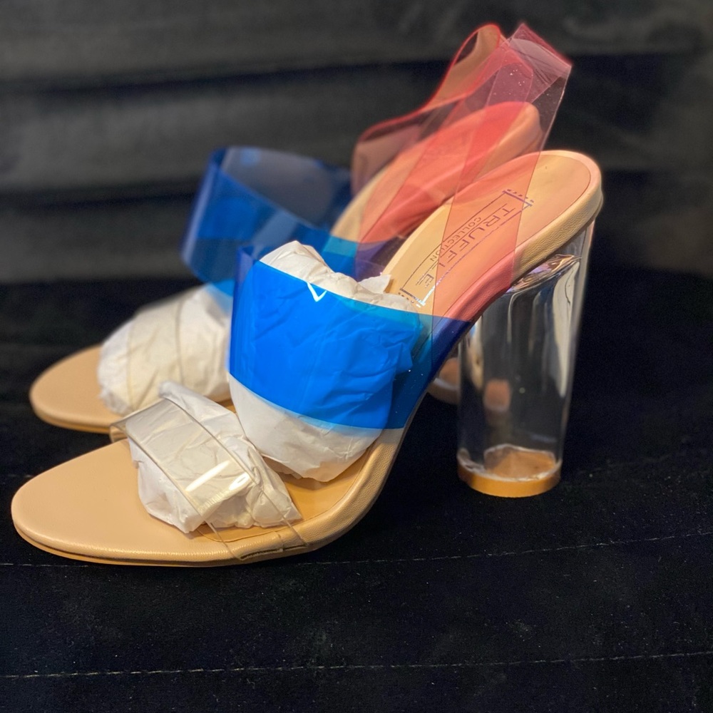 ASOS Truffle Collection Perspex Heels